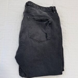 Good American Women's Gray Straight Leg Jeans